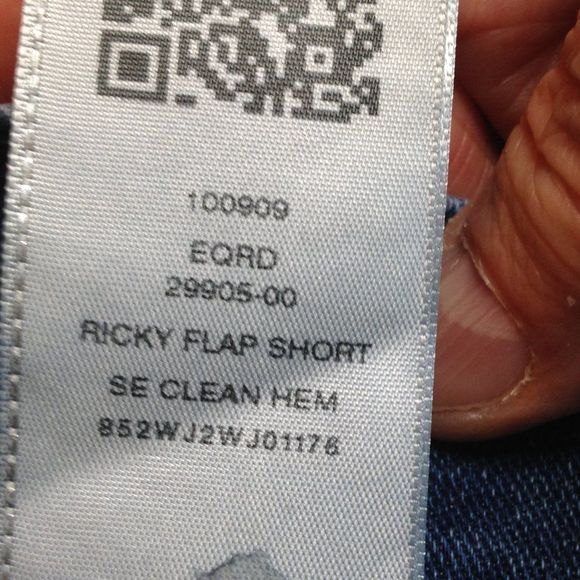 True Religion Distressed Ricky Flap Shorts Relaxed Straight 30 - Picture 6 of 7